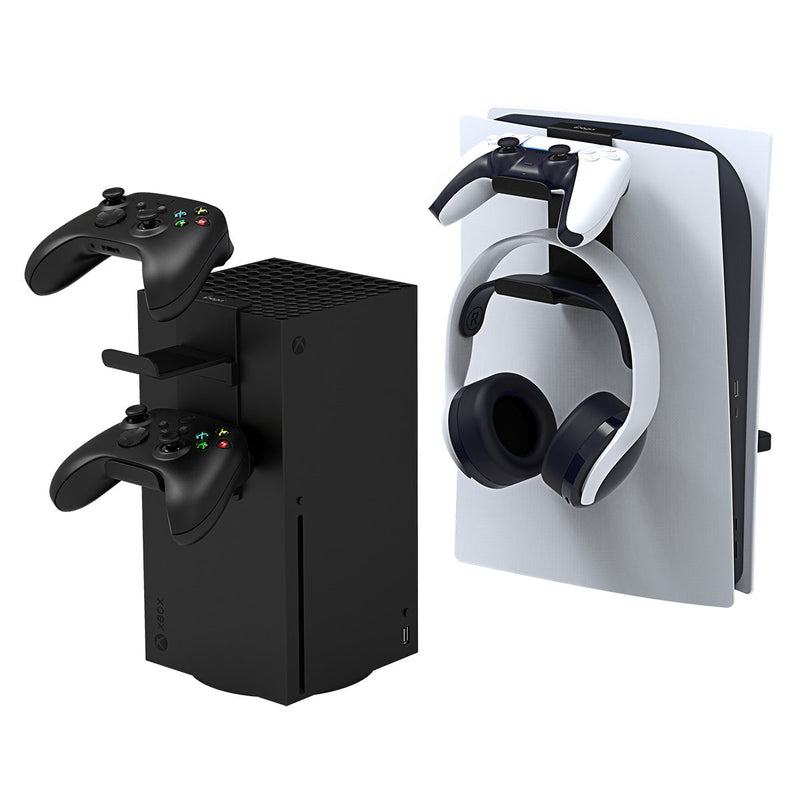 Load image into Gallery viewer, PlayStation 5 & XBox Multifunctional Hanging Bracket Headphone Side Hanger Game Accessories - Polar Tech Australia