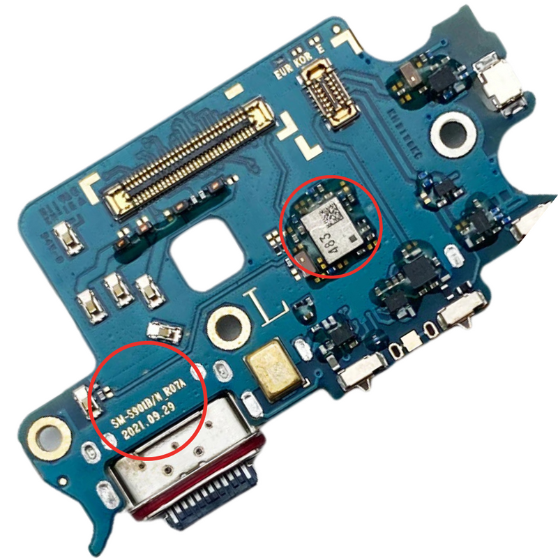 Load image into Gallery viewer, Samsung Galaxy S22 5G (SM-S901) Charging Port & Sim Reader & Mic Sub Board - Polar Tech Australia