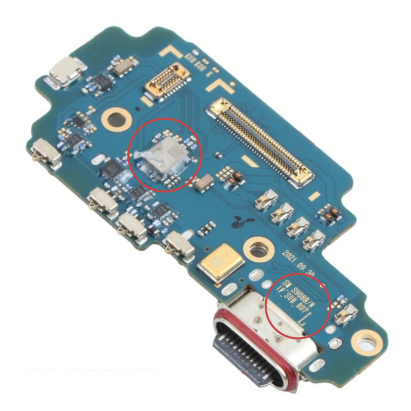 Load image into Gallery viewer, Samsung Galaxy S22 Ultra 5G (SM-S908) Charging Port & Sim Reader & Mic Sub Board - Polar Tech Australia