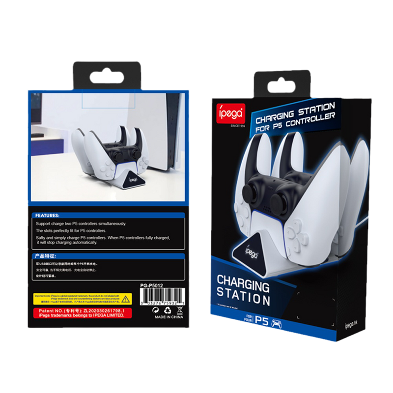 Load image into Gallery viewer, PS5 Gaming Controller Dual Docking Station Double Charging Base - Polar Tech Australia