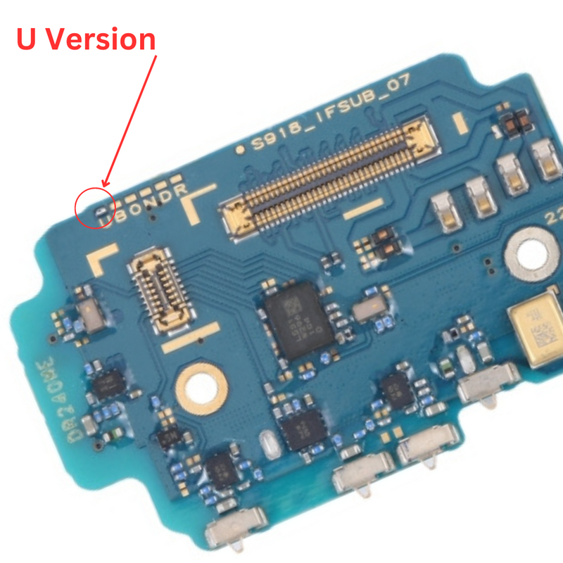 Load image into Gallery viewer, Samsung Galaxy S23 Ultra (SM-S918) - Charging Port Connector Sim Reader Mic Sub Board - Polar Tech Australia
