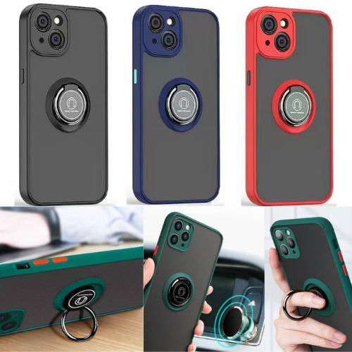 Cargue la imagen en el visor de la galería, Apple iPhone 13/Mini/Pro/Max GKS TPU Magnet Ring Holder Case - Polar Tech Australia
