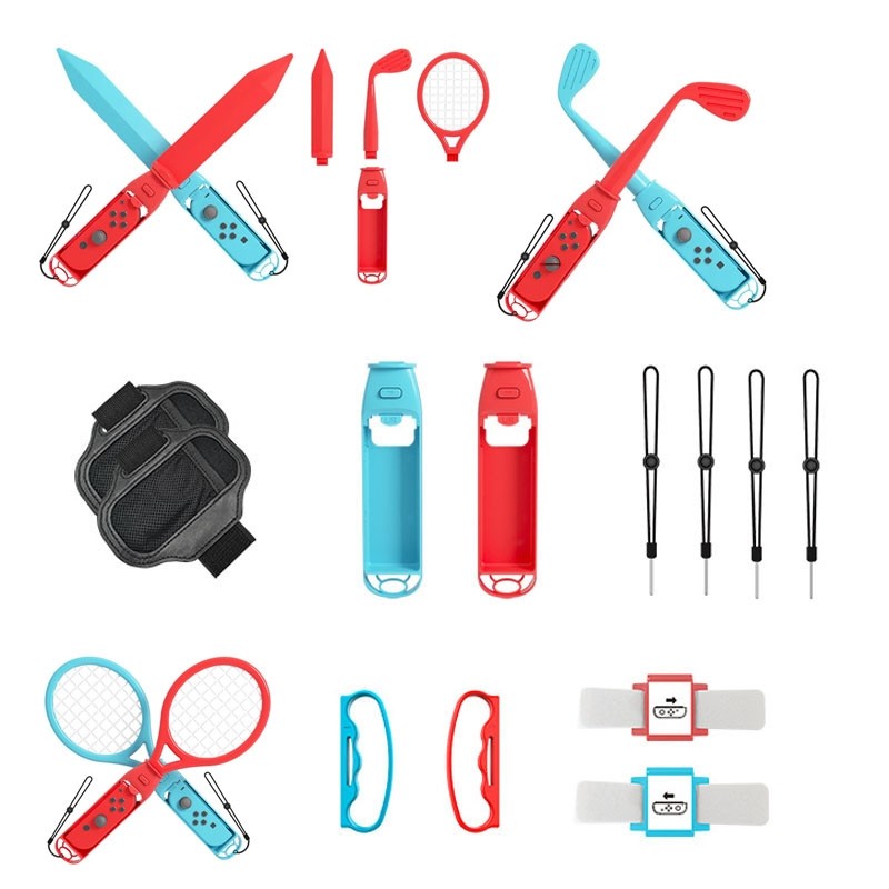 Cargue la imagen en el visor de la galería, Switch 18 In 1 Lightsaber + Golf Racket + Grip Somatosensory Sports Set - Polar Tech Australia