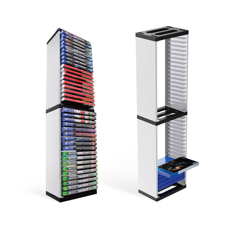 Cargue la imagen en el visor de la galería, PS4/PS5/Xbox/Nintendo Switch 36-Tier Optical Disc Rack Vertical Card Box Holder Storage Stand Game Card Box - Polar Tech Australia