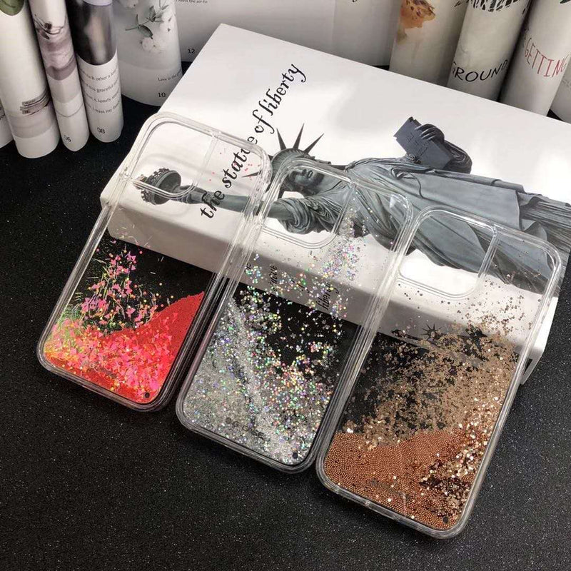 Cargue la imagen en el visor de la galería, Apple iPhone 12 Mini/Pro/Max G-Case Star Glitter Clear Transparent Watering Case - Polar Tech Australia