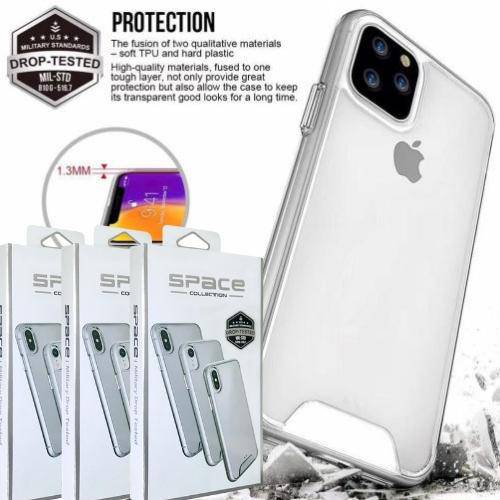 Cargue la imagen en el visor de la galería, Apple iPhone X/XS/XR/XS Max SPACE Transparent Rugged Clear Shockproof Case Cover - Polar Tech Australia