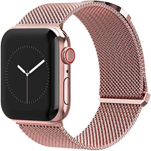 Apple Watch 1/2/3/4/5/SE/6/7/8/9 Stainless Steel Milanese Loop Magnet Watch Band Strap - Polar Tech Australia