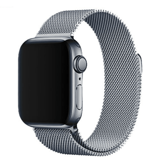 Apple Watch 1/2/3/4/5/SE/6/7/8/9 Stainless Steel Milanese Loop Magnet Watch Band Strap - Polar Tech Australia
