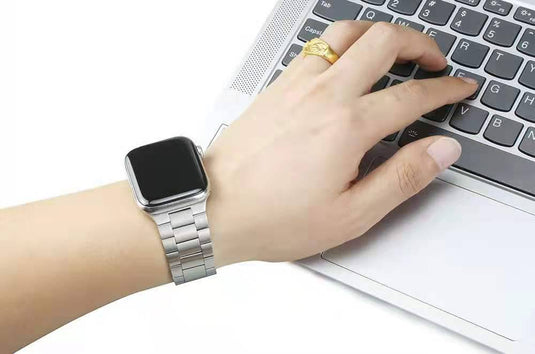 Apple Watch 1/2/3/4/5/SE/6/7/8 Stainless Steel Watch Band Strap - Polar Tech Australia