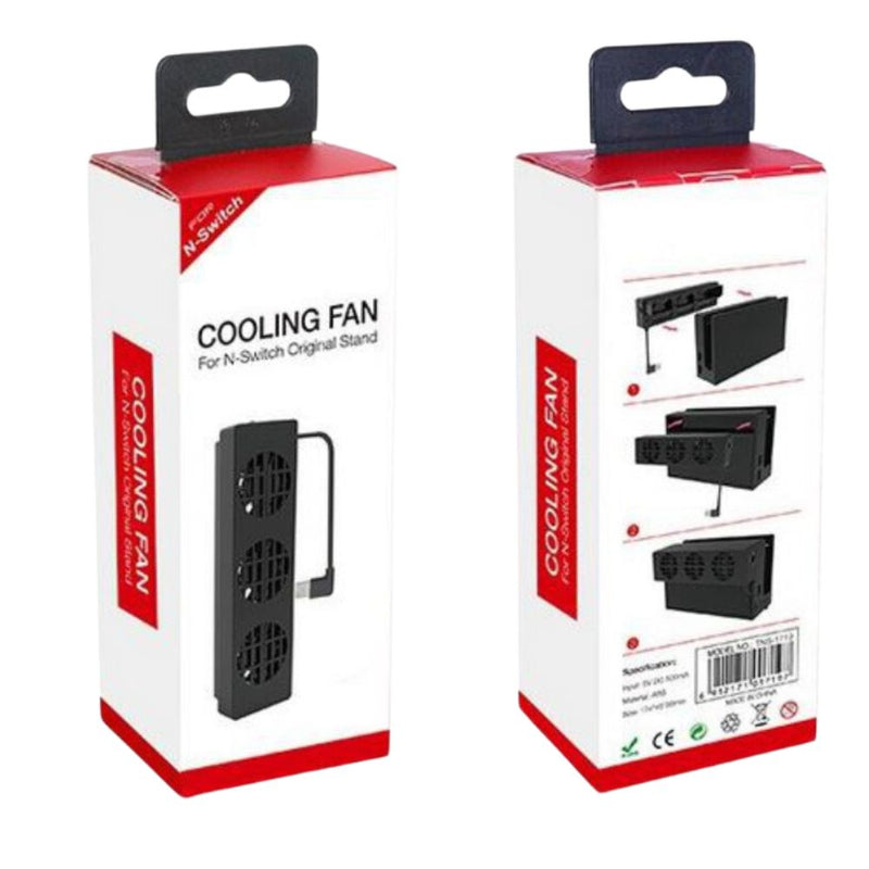 Cargue la imagen en el visor de la galería, Nintendo Switch Game Console Holder 3-Fan USB Cooling Fan Cooler - Polar Tech Australia