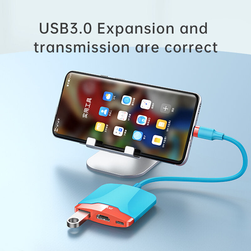 Load image into Gallery viewer, Nintendo NS Switch Host USB C to HDMI Adapter 4K USB 3.0  Portable Docking Station 100W PD Video Converter - Polar Tech Australia