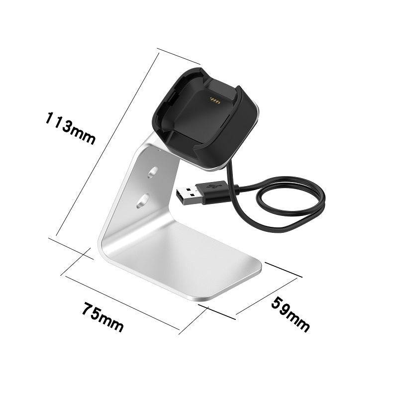 Chargez l'image dans la visionneuse de la galerie, Fitbit Versa/Versa Lite/Versa SE Fast Aluminium Magnetic Wireless Charger Station - Polar Tech Australia