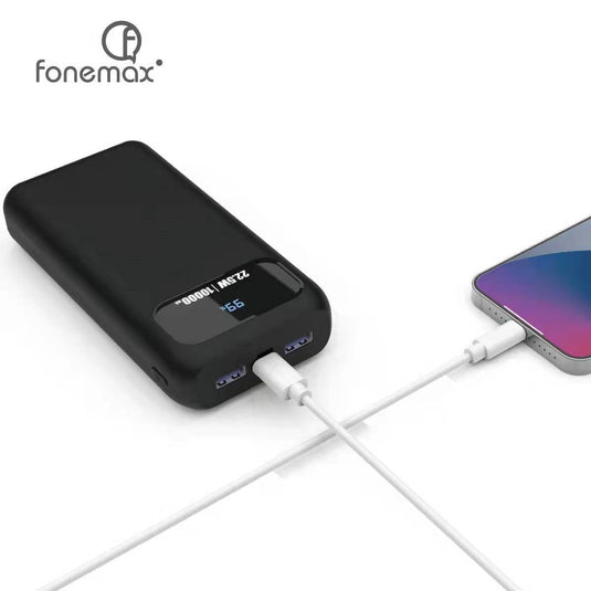 Fonemax PD 22.5W 20000mah 4 Ports USB Type-C PD Fast Charging Power Bank Laptop MacBook Portable Charger - Polar Tech Australia