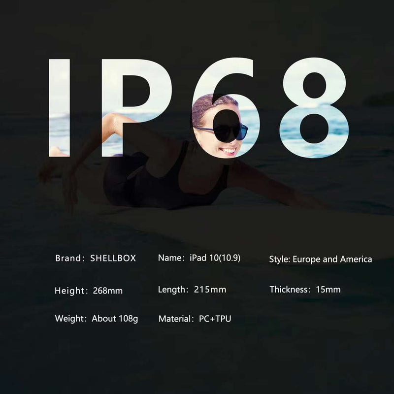 Cargue la imagen en el visor de la galería, Apple iPad 10th 2022 10.9" Shellbox Waterproof Heavy Duty Lifeproof Style Case - Polar Tech Australia