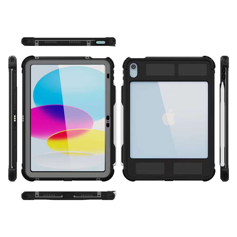 Cargue la imagen en el visor de la galería, Apple iPad 10th 2022 10.9" Shellbox Waterproof Heavy Duty Lifeproof Style Case - Polar Tech Australia