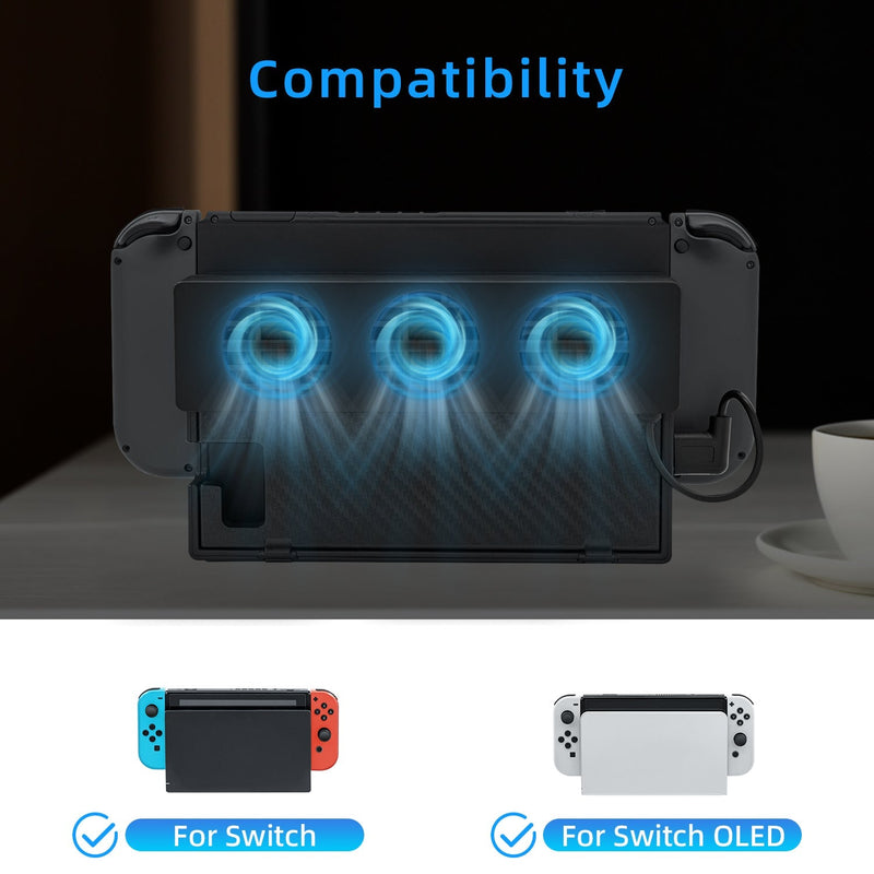 Cargue la imagen en el visor de la galería, Nintendo Switch & Cooling Fan Stand Dock - Polar Tech Australia