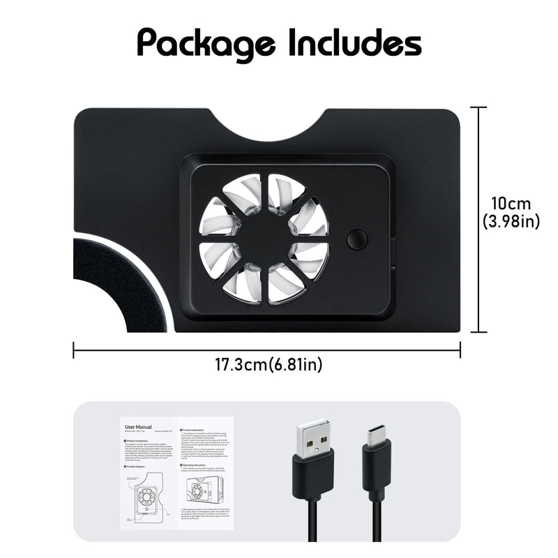 Cargue la imagen en el visor de la galería, Nintendo Switch OLED Dock Cooling Fan Stand - Polar Tech Australia
