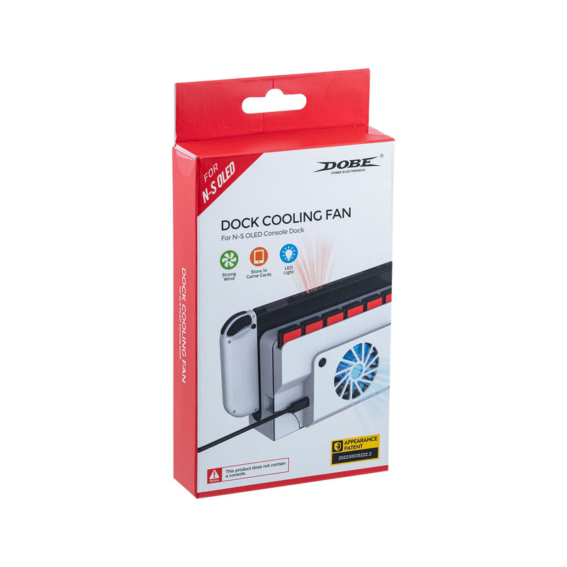 Load image into Gallery viewer, Nintendo Switch OLED Dock Cooling Fan with Game Card Storage - Polar Tech Australia