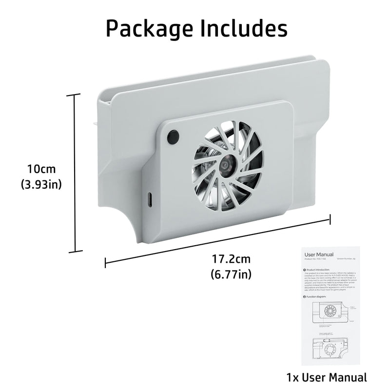 Load image into Gallery viewer, Nintendo Switch OLED Dock Cooling Fan with Game Card Storage - Polar Tech Australia