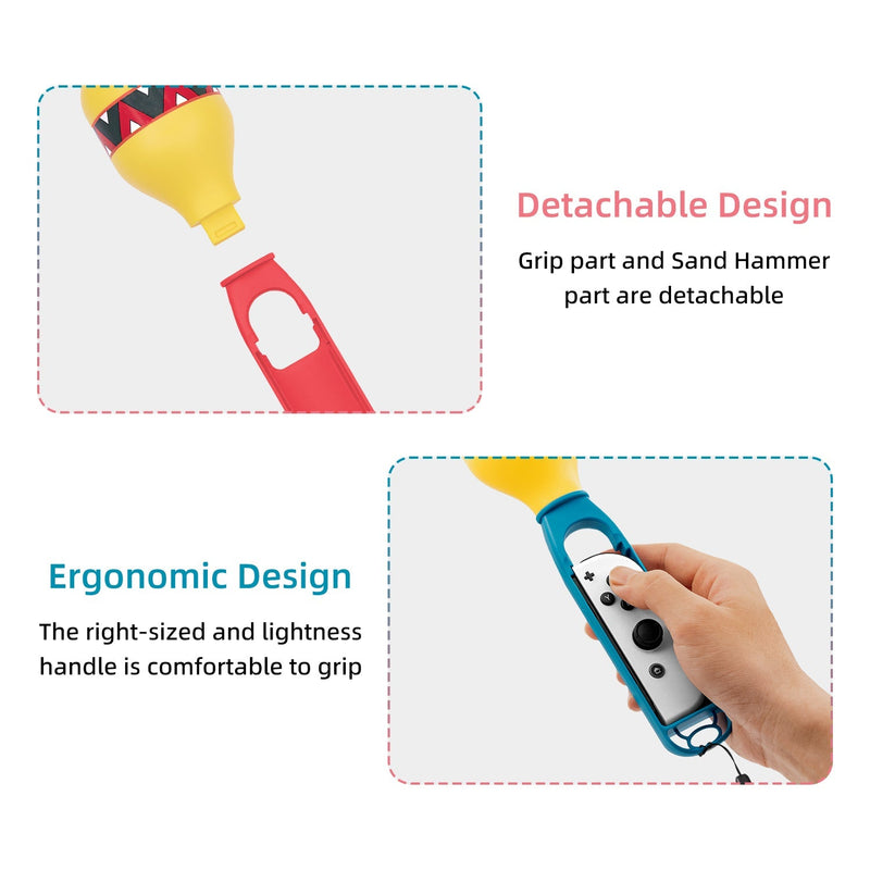 Cargue la imagen en el visor de la galería, Nintendo Switch Body Sensing Sand Hammer - Polar Tech Australia