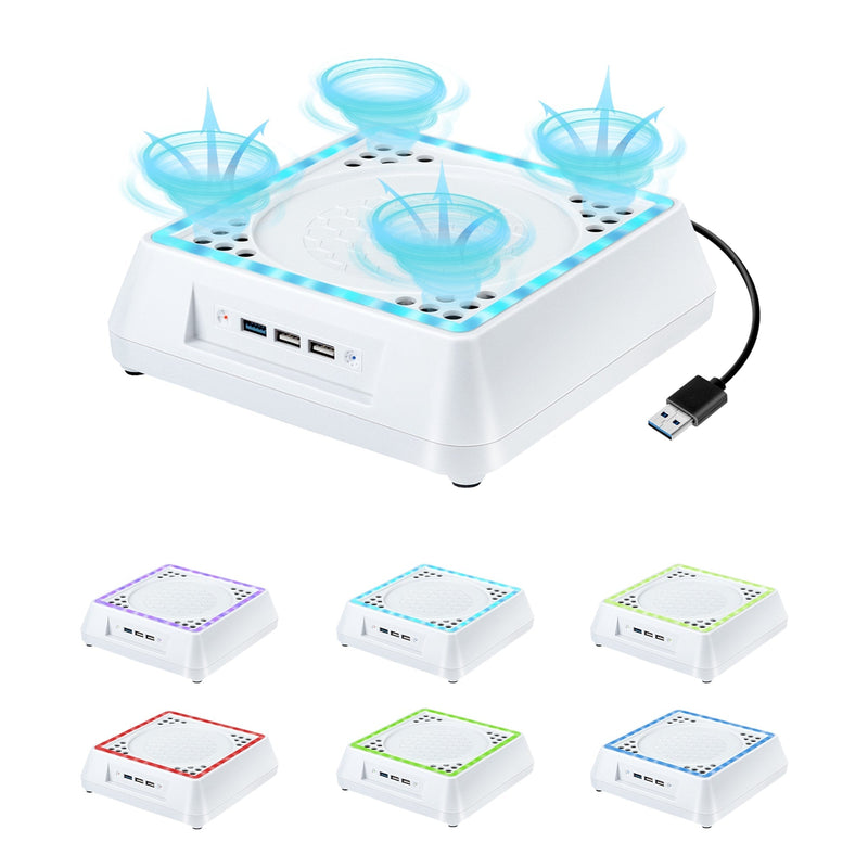 Cargue la imagen en el visor de la galería, Xbox Series X Console Cooling Stand with LED Lighting & Indicator - Polar Tech Australia