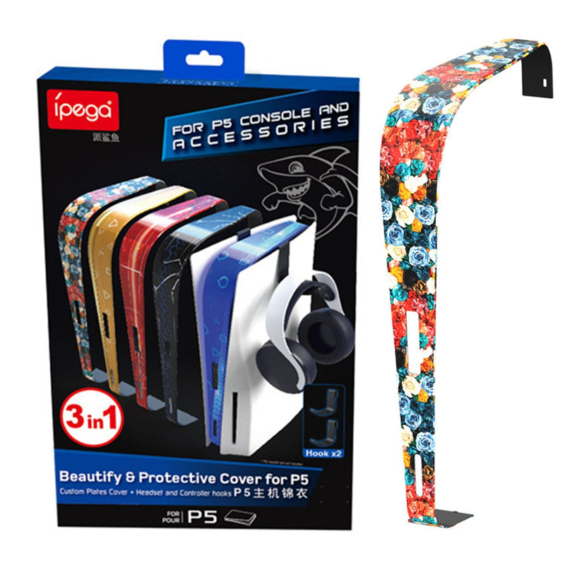 Load image into Gallery viewer, PlayStation 5 / PS5 Console 3 In 1 Middle Panel Protective Face-plate Cover with Hooks - Polar Tech Australia