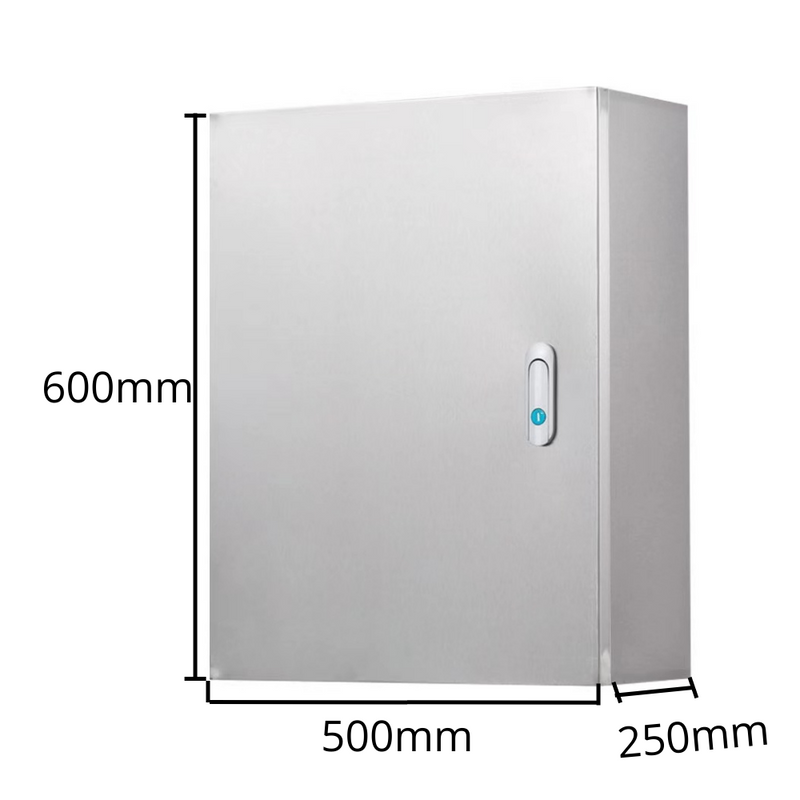 Cargue la imagen en el visor de la galería, 304 Stainless Steel Weatherproof Anti-Rust/ Anti-Corrosion outdoor Electrical Enclosure CCTV/Alarm Security Equipment Lockable Safe Metal Box Wall Mount - Polar Tech Australia