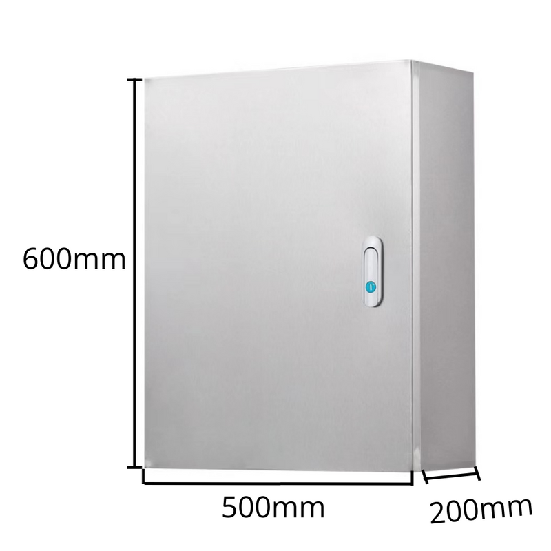 Cargue la imagen en el visor de la galería, 304 Stainless Steel Weatherproof Anti-Rust/ Anti-Corrosion outdoor Electrical Enclosure CCTV/Alarm Security Equipment Lockable Safe Metal Box Wall Mount - Polar Tech Australia