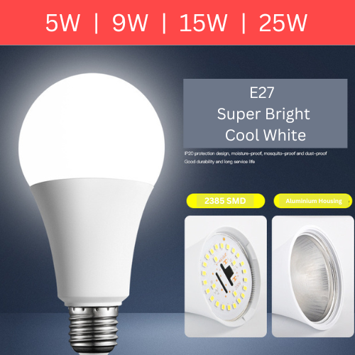 Cargue la imagen en el visor de la galería, Super Bright Home Kitchen bathroom Living Room 5W 9W 15W 25W LED Light Bulbs Lamp E27 Head - Polar Tech Australia