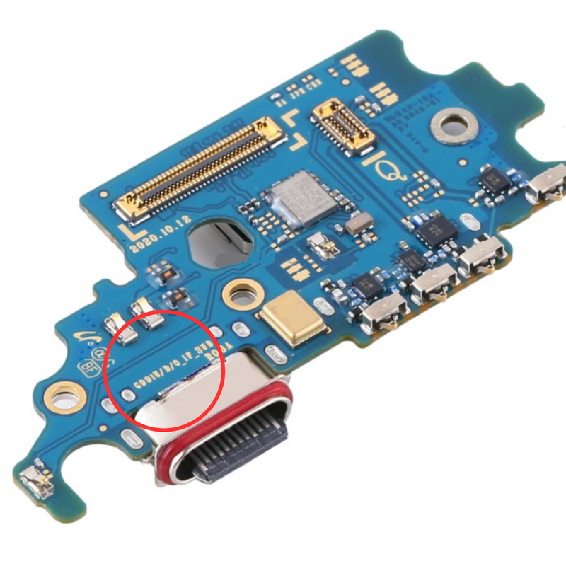 Load image into Gallery viewer, Samsung Galaxy S21 5G (SM-G991) Charging Port/Sim Reader/Mic Sub Board - Polar Tech Australia