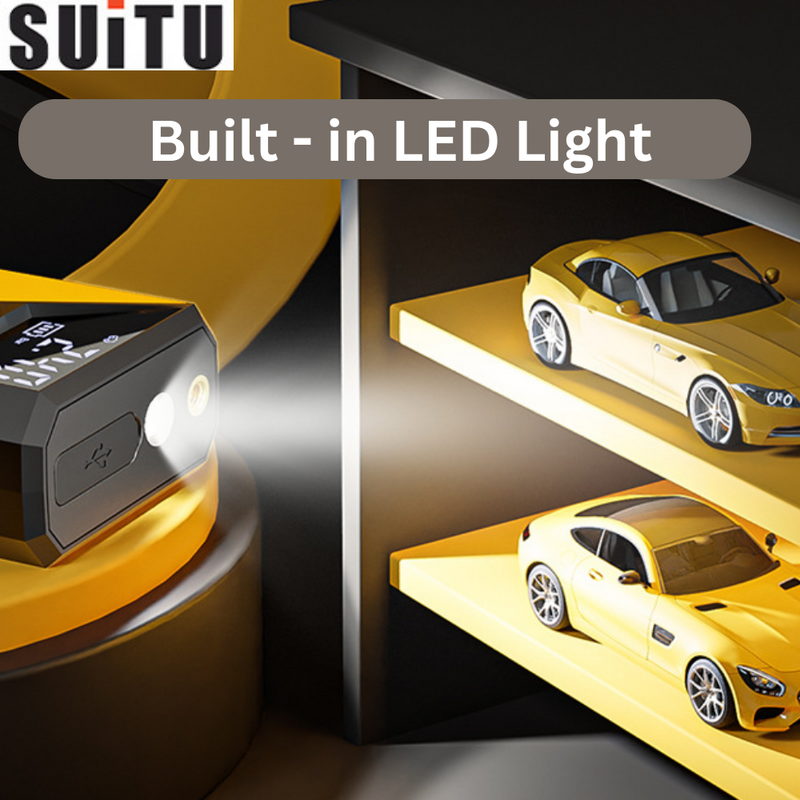 Cargue la imagen en el visor de la galería, SUITU 2 in 1 Wireless Electric Portable Mini Smart Air Pump Air Compressor Inflator & PD Fast Portable Charger Power Bank - Polar Tech Australia