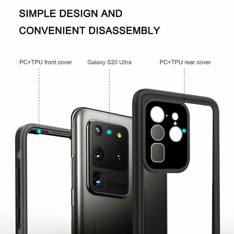 Cargue la imagen en el visor de la galería, Samsung Galaxy S20/S20 Plus/S20 Ultra/S20 FE Redpepper Waterproof Heavy Duty Tough Armor Case - Polar Tech Australia