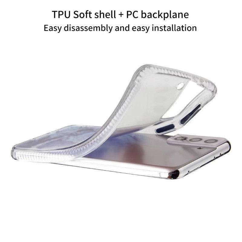 Cargue la imagen en el visor de la galería, Samsung Galaxy A72 4G/5G TPU Transparent Cloud Paint Soft Rubber Case - Polar Tech Australia