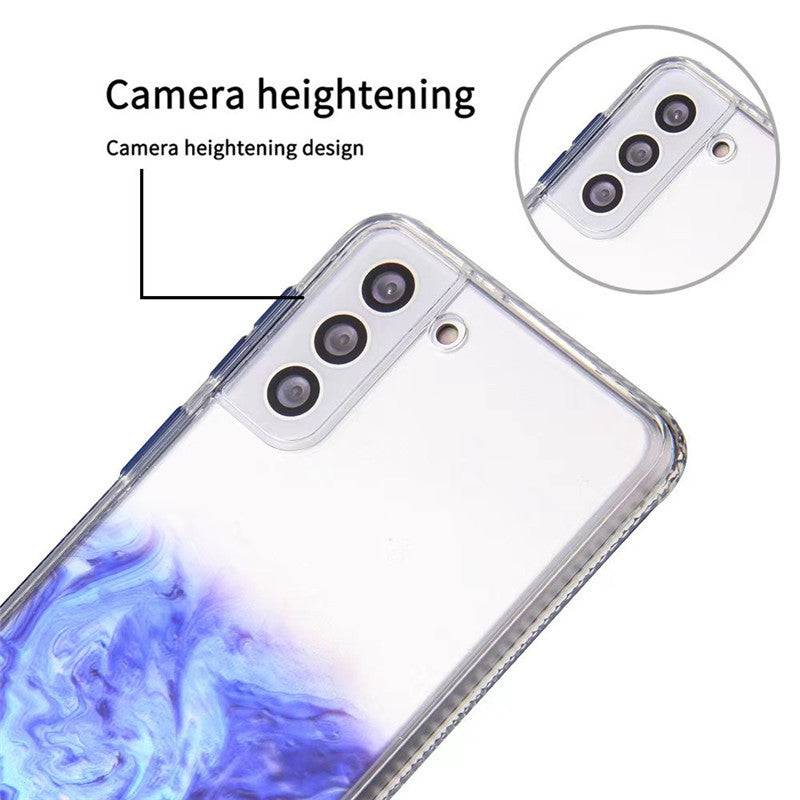Cargue la imagen en el visor de la galería, Samsung Galaxy A72 4G/5G TPU Transparent Cloud Paint Soft Rubber Case - Polar Tech Australia