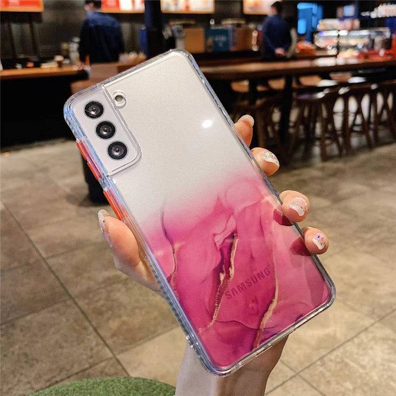 Cargue la imagen en el visor de la galería, Samsung Galaxy A72 4G/5G TPU Transparent Cloud Paint Soft Rubber Case - Polar Tech Australia