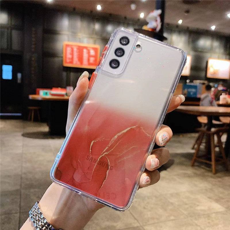 Cargue la imagen en el visor de la galería, Samsung Galaxy A72 4G/5G TPU Transparent Cloud Paint Soft Rubber Case - Polar Tech Australia