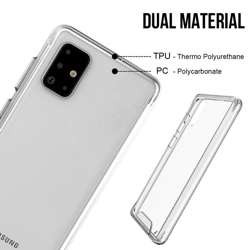 Cargue la imagen en el visor de la galería, Samsung Galaxy S10/S10e/S10 Plus/S10 5G SPACE Transparent Rugged Clear Shockproof Case Cover - Polar Tech Australia
