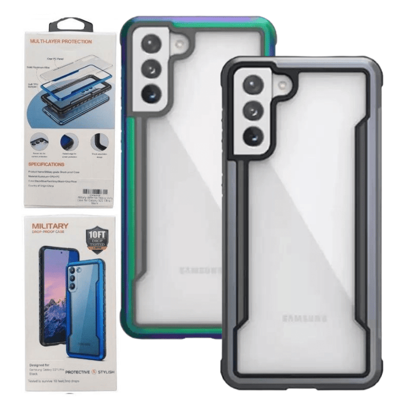 Cargue la imagen en el visor de la galería, Samsung Galaxy S21/Plus/Ultra Military Defense Heavy Duty Drop Proof Case - Polar Tech Australia