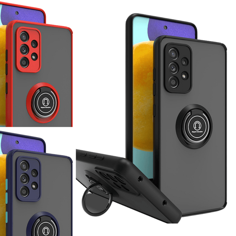 Cargue la imagen en el visor de la galería, Samsung Galaxy S21/Plus/Ultra/S21 FE GKS TPU Magnet Ring Holder Case - Polar Tech Australia