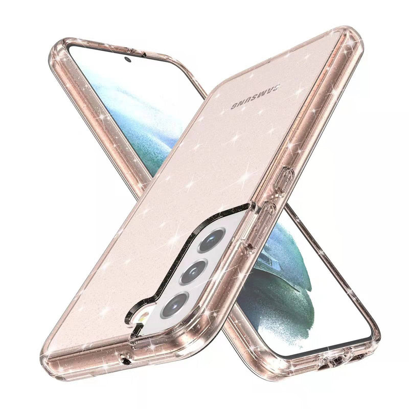 Cargue la imagen en el visor de la galería, Samsung Galaxy S21/Plus/Ultra Ultimake Glitter Star Flash Clear Transparent Case - Polar Tech Australia