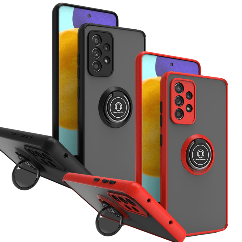 Cargue la imagen en el visor de la galería, Samsung Galaxy S22/Plus/Ultra GKS TPU Magnet Ring Holder Case - Polar Tech Australia