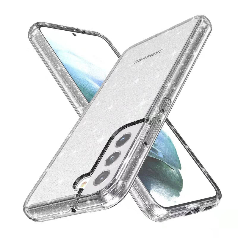 Cargue la imagen en el visor de la galería, Samsung Galaxy S22/Plus/Ultra Ultimake Glitter Star Flash Clear Transparent Case - Polar Tech Australia