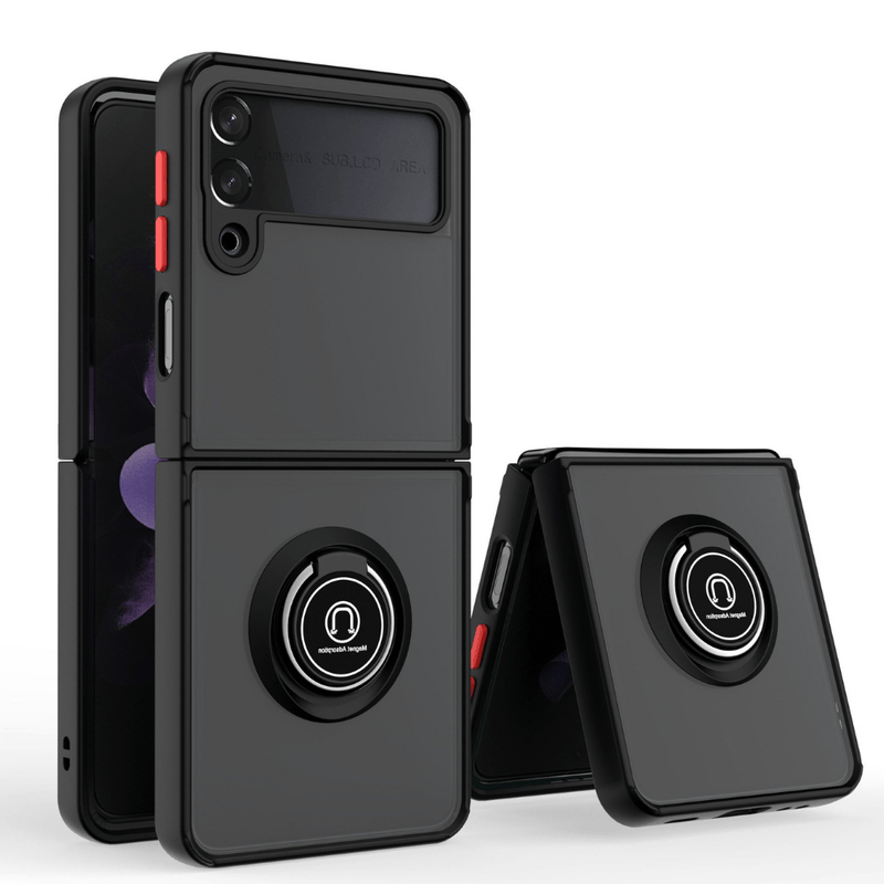 Chargez l'image dans la visionneuse de la galerie, Samsung Galaxy Z Flip 3 5G (SM-F711) Magnet Ring Holder Case - Polar Tech Australia