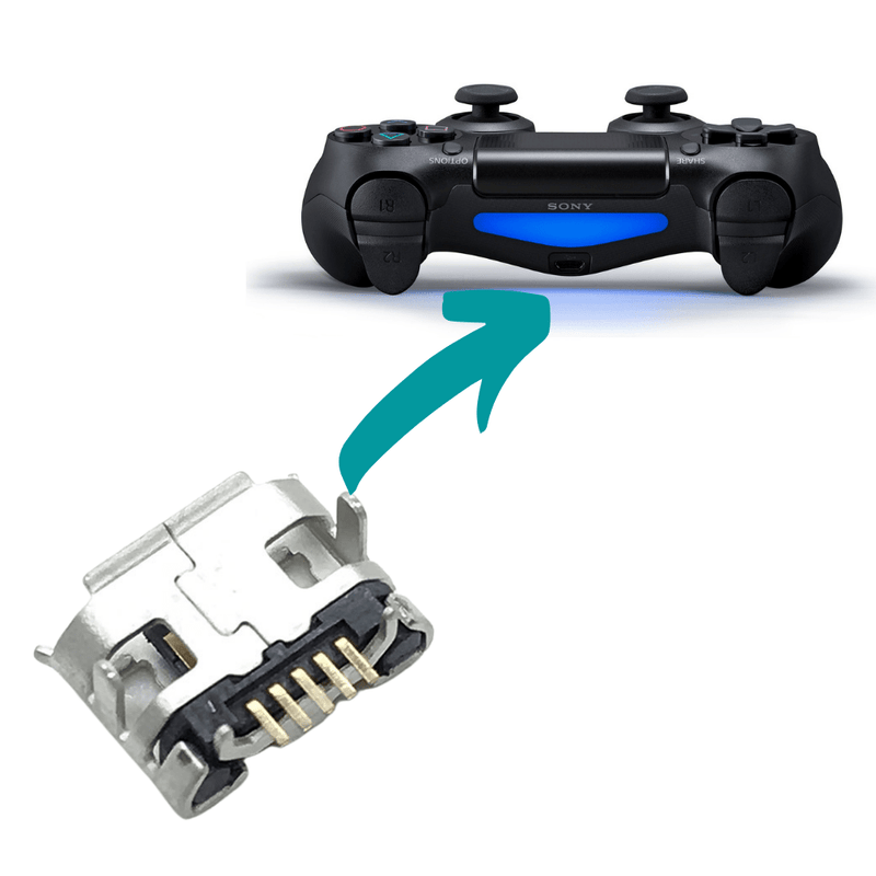 Chargez l'image dans la visionneuse de la galerie, SONY Playstation 4 / PS4 Dualshock Wireless Controller Micro Charging Port Connector - Polar Tech Australia