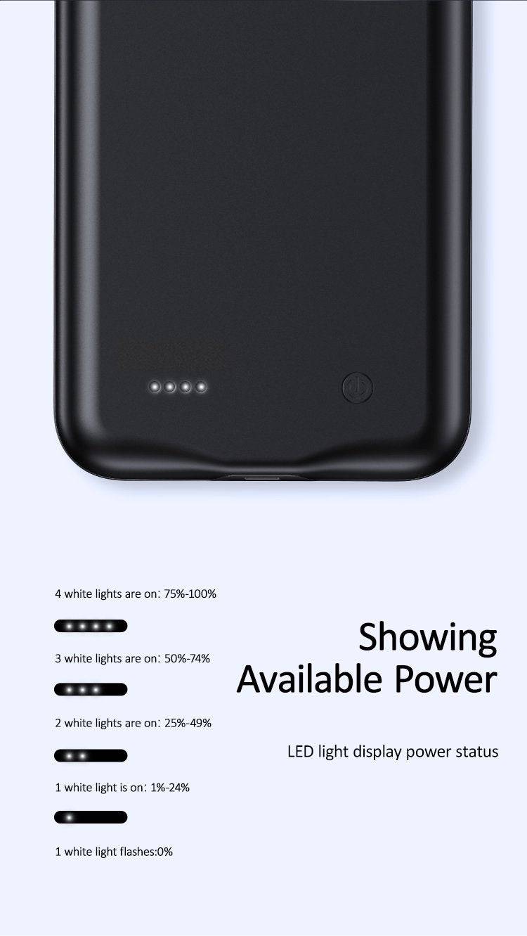 Cargue la imagen en el visor de la galería, USAMS iPhone 11/Pro/Max High Capacity Smart Battery Charger Case - Polar Tech Australia