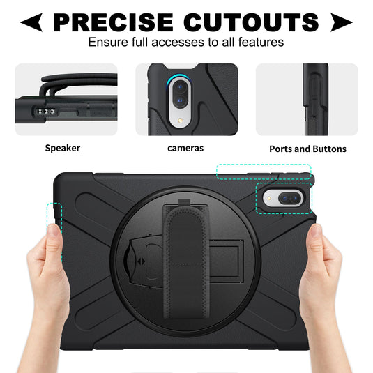 Lenovo Tablet 10.3" Inch Tab M10 FHD Plus (TB-X606) 360 Rotation Heavy Duty Kid Friendly Handle Case - Polar Tech Australia
