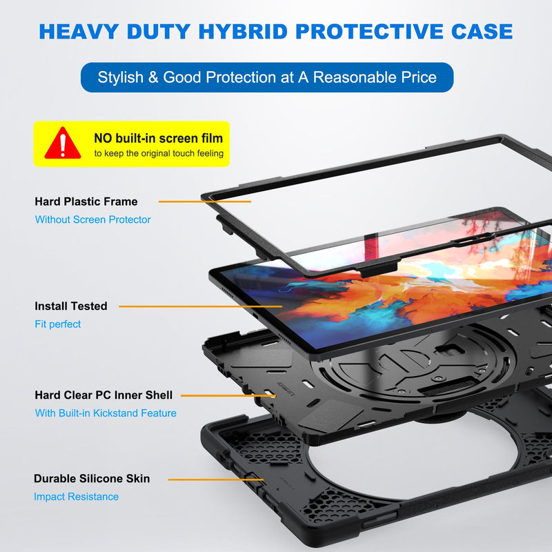 Chargez l&#39;image dans la visionneuse de la galerie, Lenovo Tablet 10.1&quot; Inch Tab M10 3rd Gen (TB-X328) 360 Rotation Heavy Duty Kid Friendly Handle Case - Polar Tech Australia
