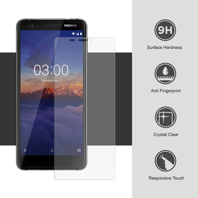 Nokia 3.1 C - Full Covered 9H Tempered Glass Screen Protector - Polar Tech Australia