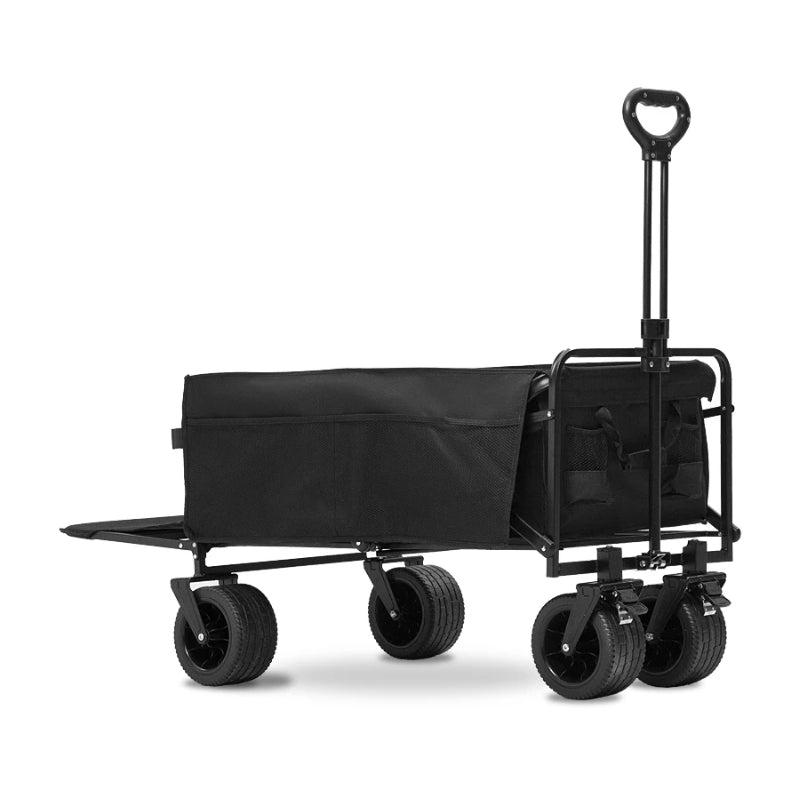 Chargez l&#39;image dans la visionneuse de la galerie, Extender Folding Cart Outdoor Extra Long Utility Large Capacity Wagon Cart Camping Picnic Trolley Beach Collapse Folding Cart - Polar Tech Australia
