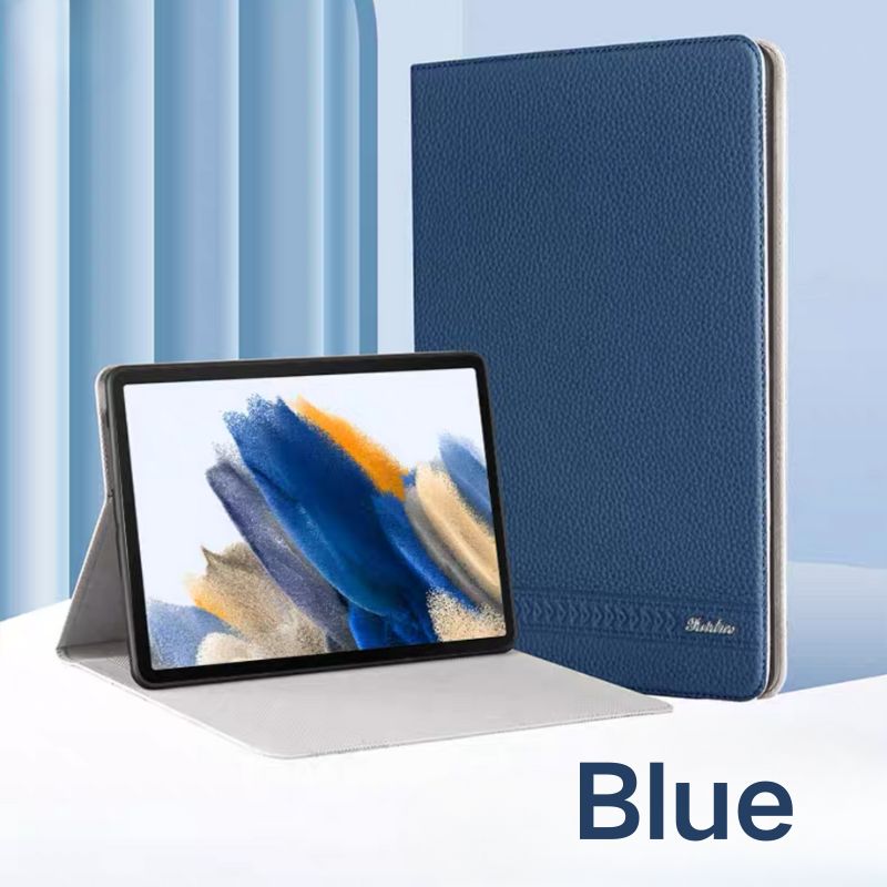 Load image into Gallery viewer, Samsung Galaxy Tab A9 2023 8.7&quot; (SM-X110/X115) - Soft Full Cover Genuine Leather Slim Flip Cover Case - i-Station Mobile Phone &amp; Electronic Device Repair and Accessories

